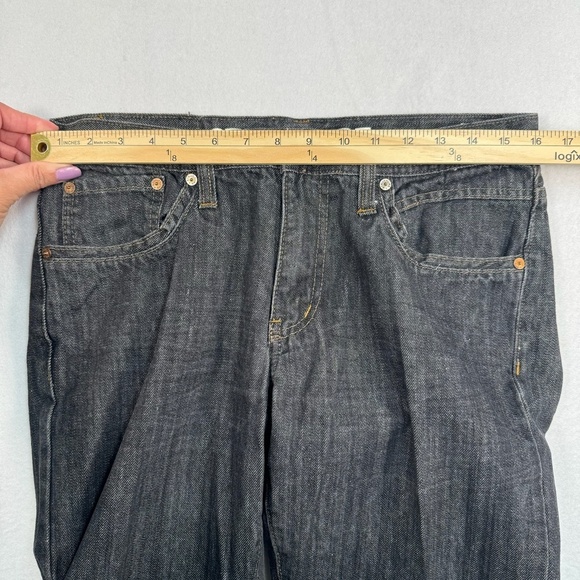 Structure Jeans Mens Size 32X30 Gray Black Slim Straight Leg - Picture 8 of 13